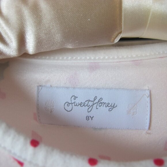 SweetHoney Girl's Candy Cane Pajama Gown Set Size 8Y EUC - Picture 4 of 5